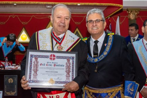 Medalha Grã Cruz Paulista foi entregue ao irmão Paulo Costa Kehdi em Barretos